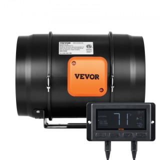 VEVOR 8 Αεραγωγός Εξαερισμού με Ρυθμιζόμενη Ταχύτητα  XLGDFJYCHSEC8...