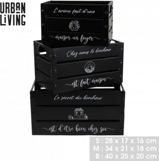 Σετ Μεταλλικά Διακοσμητικά Κουτιά Αποθήκευσης 3 τμχ. 28x17x16 / 34x... Σετ Μεταλλικά Διακοσμητικά Κουτιά Αποθήκευσης 3 τμχ. 28x17x16 / 34x...