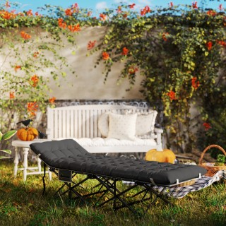 Outsunny Πτυσσόμενο Κρεβάτι Κατασκήνωσης με Κεκλιμένο Προσκέφαλο κα... Outsunny Πτυσσόμενο Κρεβάτι Κατασκήνωσης με Κεκλιμένο Προσκέφαλο κα...