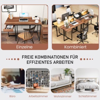 Costway Πρακτικό Γραφείο Υπολογιστή με Μεταλλική Κατασκευή και Ρυθ... Costway Πρακτικό Γραφείο Υπολογιστή με Μεταλλική Κατασκευή και Ρυθ...