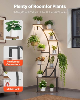 VEVOR 9-Ράφια Εσωτερική Βάση Φυτών 160εκ. με Φώτα Καλλιέργειας ZSZW... VEVOR 9-Ράφια Εσωτερική Βάση Φυτών 160εκ. με Φώτα Καλλιέργειας ZSZW...