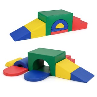 Costway 7 τμχ. Σετ Αναρρίχησης από Μαλακό Αφρό Πολύχρωμο Γυμναστήρ... Costway 7 τμχ. Σετ Αναρρίχησης από Μαλακό Αφρό Πολύχρωμο Γυμναστήρ...