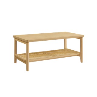 Τραπεζάκι Καφέ 2 Επιπέδων με Αποθήκευση, Boho Στυλ, Δρύινο Μπεζ 55 ... Τραπεζάκι Καφέ 2 Επιπέδων με Αποθήκευση, Boho Στυλ, Δρύινο Μπεζ 55 ...