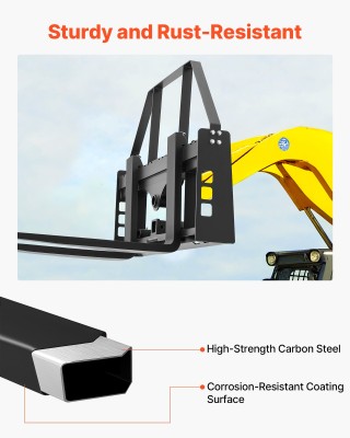 VEVOR Σκελετός Παλετοφόρου για Φορτωτή, Χωρητικότητα 1814 kg, Διαστ... VEVOR Σκελετός Παλετοφόρου για Φορτωτή, Χωρητικότητα 1814 kg, Διαστ...