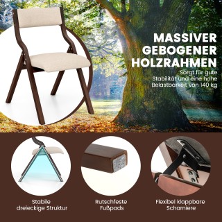 Costway Σετ 2 Καρέκλες Τραπεζαρίας με Μαξιλαρωτά Καθίσματα και Πλαί... Costway Σετ 2 Καρέκλες Τραπεζαρίας με Μαξιλαρωτά Καθίσματα και Πλαί...