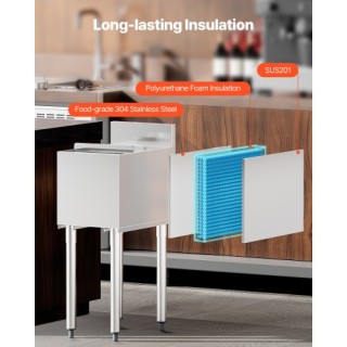 VEVOR Επαγγελματικός Κάδος Πάγου 28L με Συρόμενο Καπάκι και Θήκες Μ... VEVOR Επαγγελματικός Κάδος Πάγου 28L με Συρόμενο Καπάκι και Θήκες Μ...