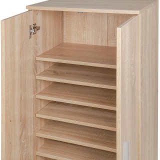 BAKAJI Παπουτσοθήκη με 2 πόρτες 7 ράφια 55 x 36 x 108 cm - Πολυλει... BAKAJI Παπουτσοθήκη με 2 πόρτες 7 ράφια 55 x 36 x 108 cm - Πολυλει...