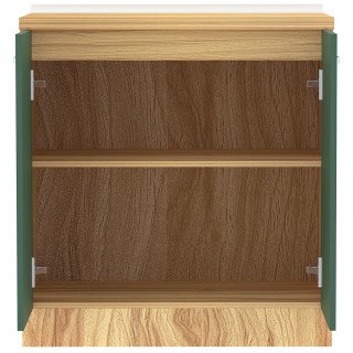 Shally Dogan  Βάση Κουζίνας από Ξύλο σε Πράσινο Χρώμα με 2 Πόρτες κ...