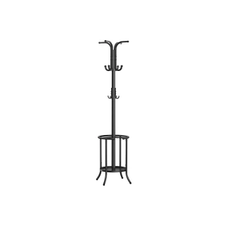 SONGMICS Metal Umbrella Stand with Umbrella Holder and 12 Hooks, 175...