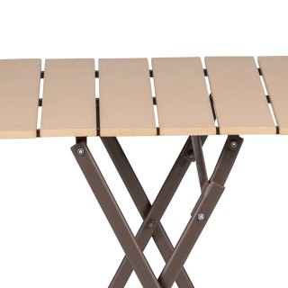 BAKAJI Σετ Πτυσσόμενο Τραπέζι με 2 Καρέκλες Μπεζ Εξωτερική Διακόσμ... BAKAJI Σετ Πτυσσόμενο Τραπέζι με 2 Καρέκλες Μπεζ Εξωτερική Διακόσμ...