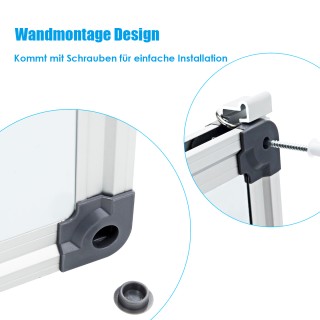 Costway Μαγνητικός Πίνακας Λευκοπίνακας με Αλουμινένιο Πλαίσιο 60 x... Costway Μαγνητικός Πίνακας Λευκοπίνακας με Αλουμινένιο Πλαίσιο 60 x...