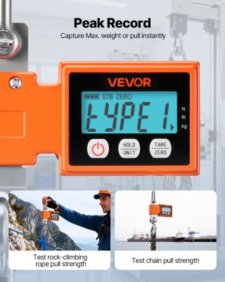 VEVOR Ψηφιακή Ζυγαριά Γερανού 500 kg/1100 lbs, Βιομηχανική Κρεμαστή... VEVOR Ψηφιακή Ζυγαριά Γερανού 500 kg/1100 lbs, Βιομηχανική Κρεμαστή...