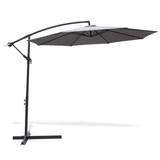 Galileo Ομπρέλα λαμπατέρ κήπου γκρι 300 x ύψος 245 cm από ανθρακοχά...