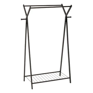 Double Metal Clothes Hanger 98 x 43,5 x 145 cm Black 205530 5F...