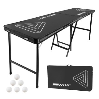 VEVOR Φορητό Τραπέζι Beer Pong 2,4 m, Αναδιπλούμενο, Ύψους 91 cm, μ... VEVOR Φορητό Τραπέζι Beer Pong 2,4 m, Αναδιπλούμενο, Ύψους 91 cm, μ...