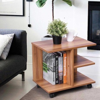 BAKAJI  Πολυλειτουργικό τραπεζάκι σαλονιού, βάση τηλεόρασης, περιοδ...