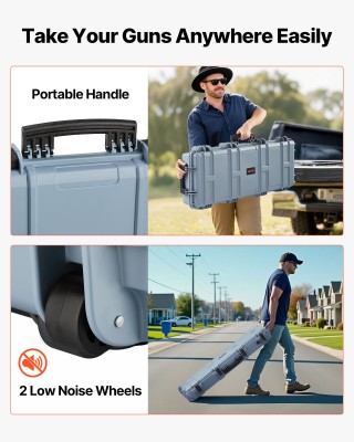 VEVOR Αδιάβροχη & Αδιαπέραστη Θήκη Όπλου 1016 mm με Προρυθμισμένους... VEVOR Αδιάβροχη & Αδιαπέραστη Θήκη Όπλου 1016 mm με Προρυθμισμένους...