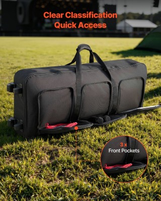 VEVOR Ρολό Θήκη Πιάνου 88 Νότων, 1040 x 430 x 130 mm, Με Ενισχυμένη...