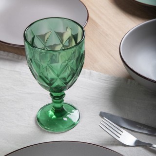 Galileo Σετ 6 ποτήρια Calici 340 ml από γυαλί με σκάλισμα επιφάνεια...