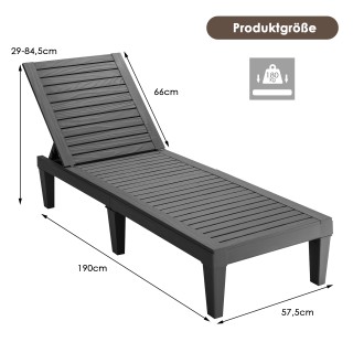 Costway Σετ 2 Ξαπλώστρες Κήπου και Μπαλκονιού με Ρυθμιζόμενη Πλάτη,... Costway Σετ 2 Ξαπλώστρες Κήπου και Μπαλκονιού με Ρυθμιζόμενη Πλάτη,...