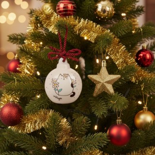 Villa dEste Home Κεραμική Χριστουγεννιάτικη Μπάλα Oroscocats Παρθέν... Villa dEste Home Κεραμική Χριστουγεννιάτικη Μπάλα Oroscocats Παρθέν...