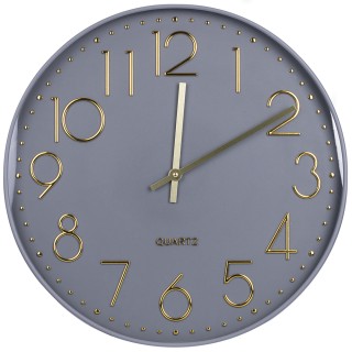 Galileo Στρογγυλό ρολόι τοίχου 50 εκ από πλαστικό και αλουμίνιο με ...