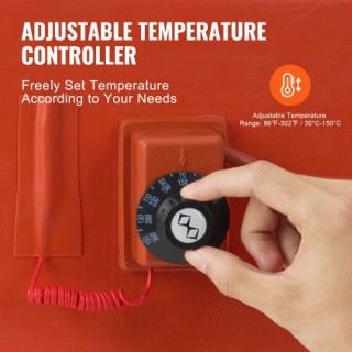 VEVOR Θερμαντήρας Μεταλλικού Δοχείου 55 Γαλονιών 1200W, 10 Πλάτος, ... VEVOR Θερμαντήρας Μεταλλικού Δοχείου 55 Γαλονιών 1200W, 10 Πλάτος, ...