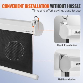 Οθόνη Προβολής VEVOR 100 16:9 4K HD Αναδιπλούμενη  TYPM20SDSJ106BD6YV0