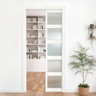 VEVOR Σετ Συρόμενης Πόρτας 1746 mm με Μηχανισμό Soft Close για Ομαλ...