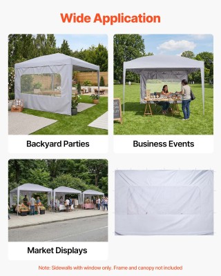 VEVOR Πλευρικό Πάνελ 3x3m για Αίθουσα Εκδηλώσεων ή Κάμπινγκ - Μόνο ... VEVOR Πλευρικό Πάνελ 3x3m για Αίθουσα Εκδηλώσεων ή Κάμπινγκ - Μόνο ...