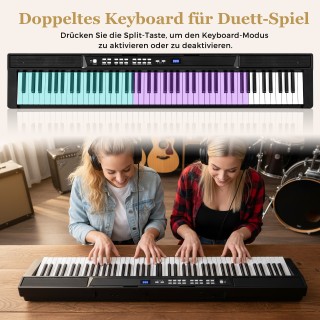 Costway 88 Πλήκτρα Ψηφιακό Πιάνο με Ρυθμιζόμενη Βάση & Σκαμπό & Πεν... Costway 88 Πλήκτρα Ψηφιακό Πιάνο με Ρυθμιζόμενη Βάση & Σκαμπό & Πεν...