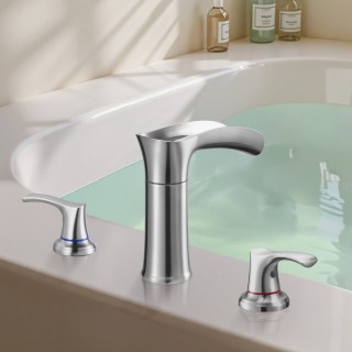 VEVOR Υδραυλικός Γεμιστήρας Μπανιέρας 3 Οπών, Ασημένιος, Διαστάσεις... VEVOR Υδραυλικός Γεμιστήρας Μπανιέρας 3 Οπών, Ασημένιος, Διαστάσεις...