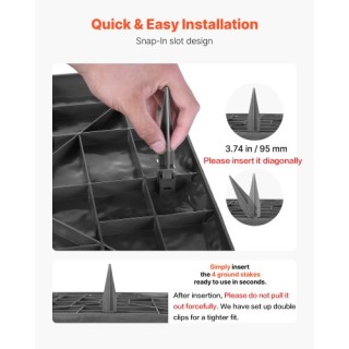 VEVOR Διακοσμητικές Πλάκες Βήματος 16 Τεμαχίων για Κήπους και Διαδρ... VEVOR Διακοσμητικές Πλάκες Βήματος 16 Τεμαχίων για Κήπους και Διαδρ...