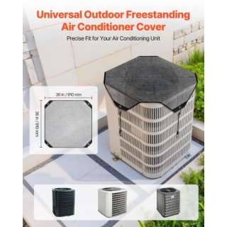 VEVOR Προστατευτικό Κάλυμμα Κλιματιστικού 910x910 mm Ανθεκτικό στα ...