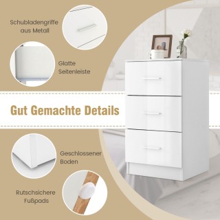 Costway Μοντέρνο Μαύρο Αρχειοθήκη με 3 Συρτάρια για Οργάνωση Γραφε... Costway Μοντέρνο Μαύρο Αρχειοθήκη με 3 Συρτάρια για Οργάνωση Γραφε...