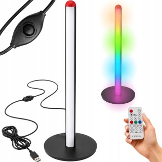 Verk Group Επιδαπέδιο Φωτιστικό LED RGB 50 cm Μαύρο με Τηλεχειριστ... Verk Group Επιδαπέδιο Φωτιστικό LED RGB 50 cm Μαύρο με Τηλεχειριστ...