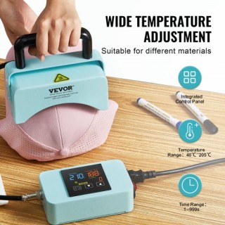 Μίνι Πρέσα Καπέλων VEVOR 5.9x3.15 Πράσινη  BXSKMJMINIKMFO40OV2