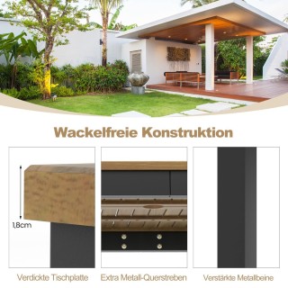 Costway Ορθογώνιο Τραπέζι Εξωτερικού Χώρου από Ακακία για 8 Άτομα (... Costway Ορθογώνιο Τραπέζι Εξωτερικού Χώρου από Ακακία για 8 Άτομα (...