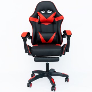 BAKAJI Καρέκλα Gaming Γραφείου με Υποπόδιο και Κόκκινο Οσφυϊκό και ... BAKAJI Καρέκλα Gaming Γραφείου με Υποπόδιο και Κόκκινο Οσφυϊκό και ...