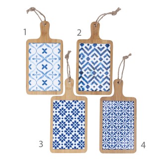 Galileo Ξύλινη επιφάνεια κοπής από μπαμπού και κεραμικό με διακόσμη... Galileo Ξύλινη επιφάνεια κοπής από μπαμπού και κεραμικό με διακόσμη...