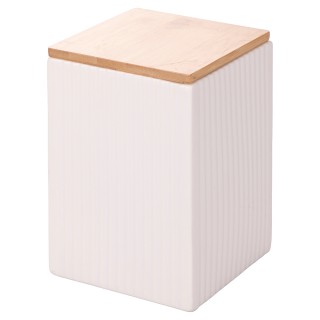 Villa dEste Home Μεγάλο δοχείο 1080 ml από γρανίτη με καπάκι μπαμπο...