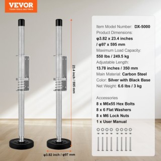 VEVOR Ισοσταθμιστής Σκάλας 23.4 550lbs για Ανώμαλο Έδαφος  TZFZDPJY...