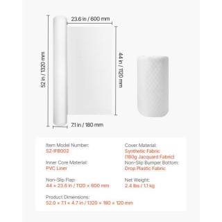 VEVOR Φουσκωτό Προστατευτικό Κάγκελο Κρεβατιού 52 για Νήπια με Πτερ... VEVOR Φουσκωτό Προστατευτικό Κάγκελο Κρεβατιού 52 για Νήπια με Πτερ...