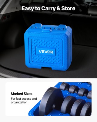 VEVOR Σετ Εργαλείων Αποσυναρμολόγησης Ρουλεμάν, 10 τμχ, 9 Δακτύλιοι...