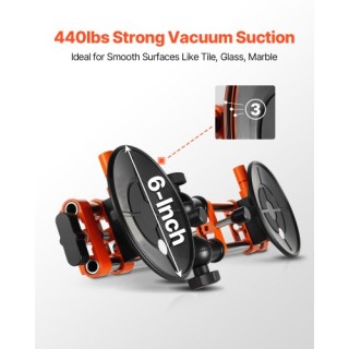 VEVOR Ρυθμιζόμενος Συγκολλητής Αρθρώσεων με Βεντούζα 6 90° - 270° D...