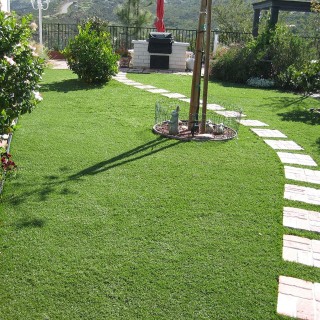 BAKAJI Συνθετικό Χλοοτάπητα Ρεαλιστικό για Εξωτερικό Χώρο 20mm 1 x ...