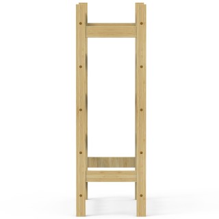 BAKAJI  Ραφιέρα Κρασιών από Φυσικό Μπαμπού με 20 Θέσεις για Μπουκάλ...