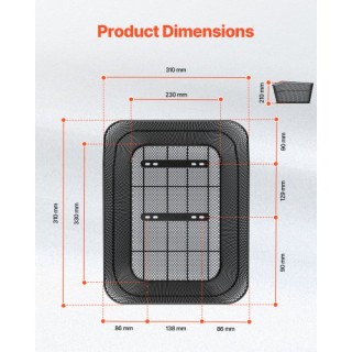 VEVOR Πίσω Καλάθι Ποδηλάτου με Δίχτυ και Αδιάβροχο Κάλυμμα CKHXJSWZ... VEVOR Πίσω Καλάθι Ποδηλάτου με Δίχτυ και Αδιάβροχο Κάλυμμα CKHXJSWZ...