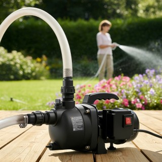 VEVOR Αντλία Τζετ Ρηχού Πηγαδιού 800W 230V, 3300 L/h, Ύψος Αναρρόφη...