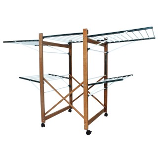 BAKAJI  Επεκτεινόμενη Απλώστρα Ρούχων Εξωτερικού Εσωτερικού Χώρου Π...